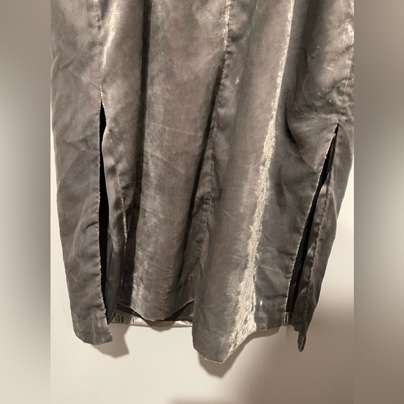 H&M Grey Velvet Dress - Picture 6 of 6